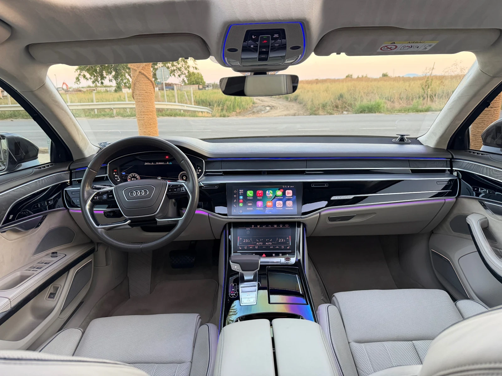 Audi A8 L/55TFSI/3D BANG/3xTV/FULL MAX/LIZING, снимка 13 - Автомобили и джипове - 55550578