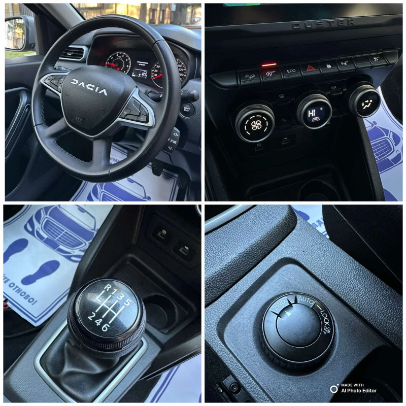Dacia Duster 1.5dCi* 4x4* NAVI, снимка 9 - Автомобили и джипове - 53209155