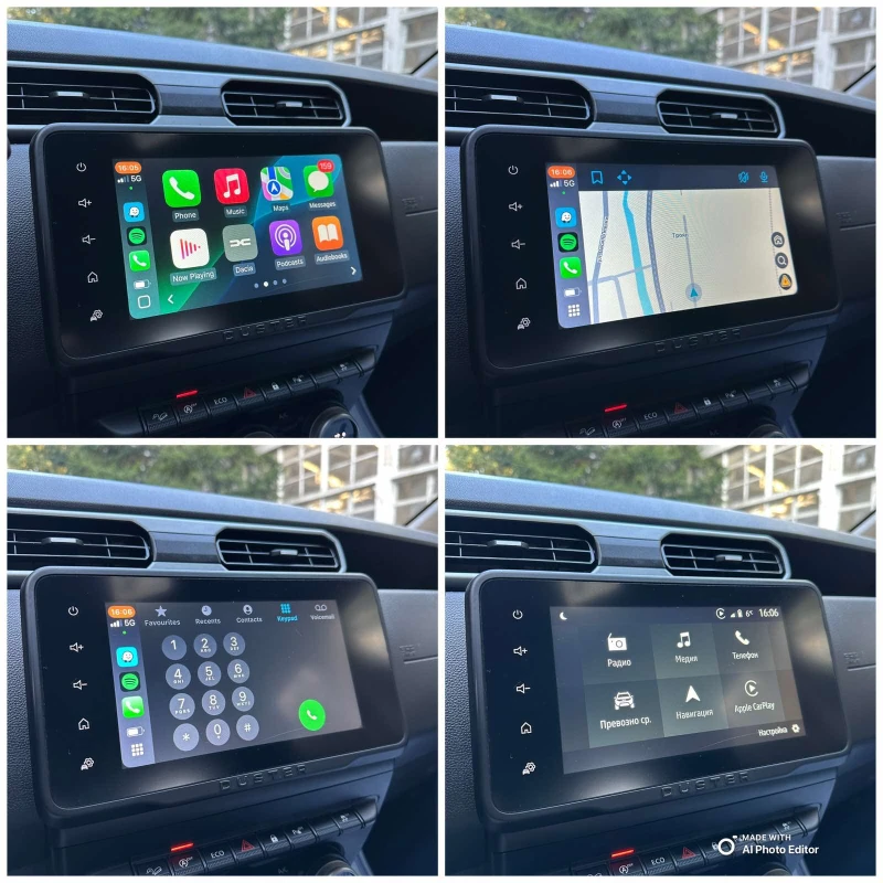 Dacia Duster 1.5dCi* 4x4* NAVI, снимка 10 - Автомобили и джипове - 53209155