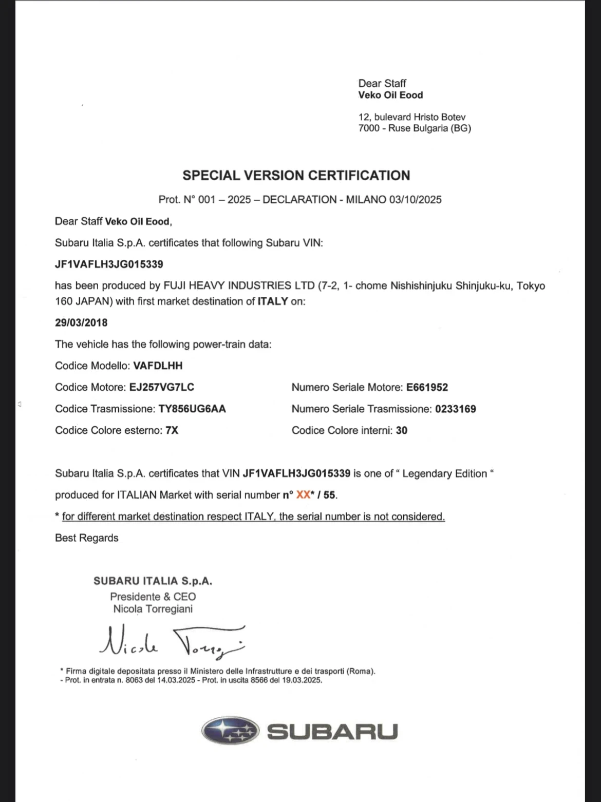 Subaru Impreza WRX STI LEGENDARY EDITION 1/55 | Mobile.bg � ����������� 13