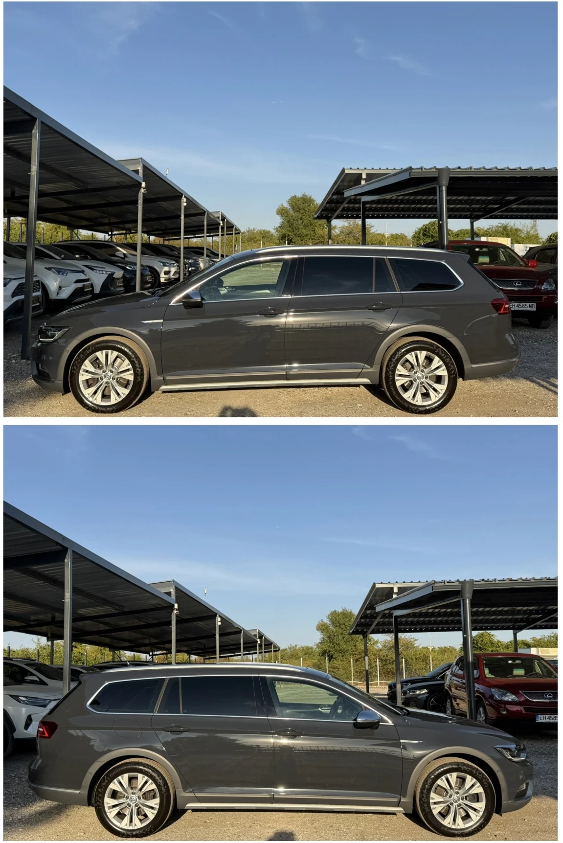 VW Passat 2.0/TDI/240к.с/4х4/Панорама/Нардо Грей/360 Камери/, снимка 7 - Автомобили и джипове - 56155768