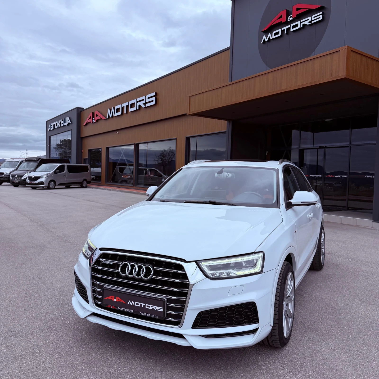 Audi Q3 S-LINE;2.0TDI-150к.с.;quattro;АВТОМАТ;ПАНОРАМА