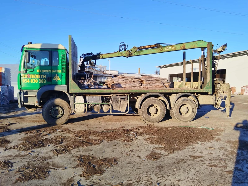 Man 24.343 6х4 Дърварка, снимка 3 - Камиони - 52934460