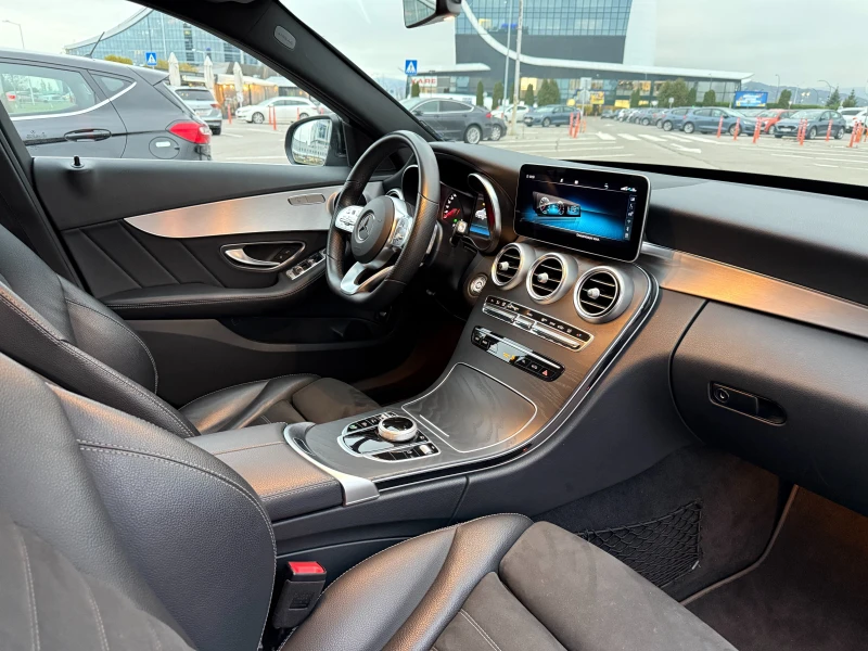 Mercedes-Benz C 220 AMG line 9G-TRONIC, Distronic Pro, Keyless Go, LED, снимка 7 - Автомобили и джипове - 52580147