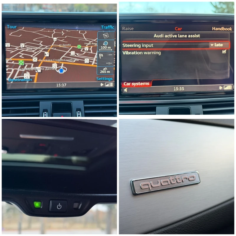 Audi A6 3.0TDI Quattro/2xS-Line/Matrix/Disctronic/Bose, снимка 14 - Автомобили и джипове - 52543542