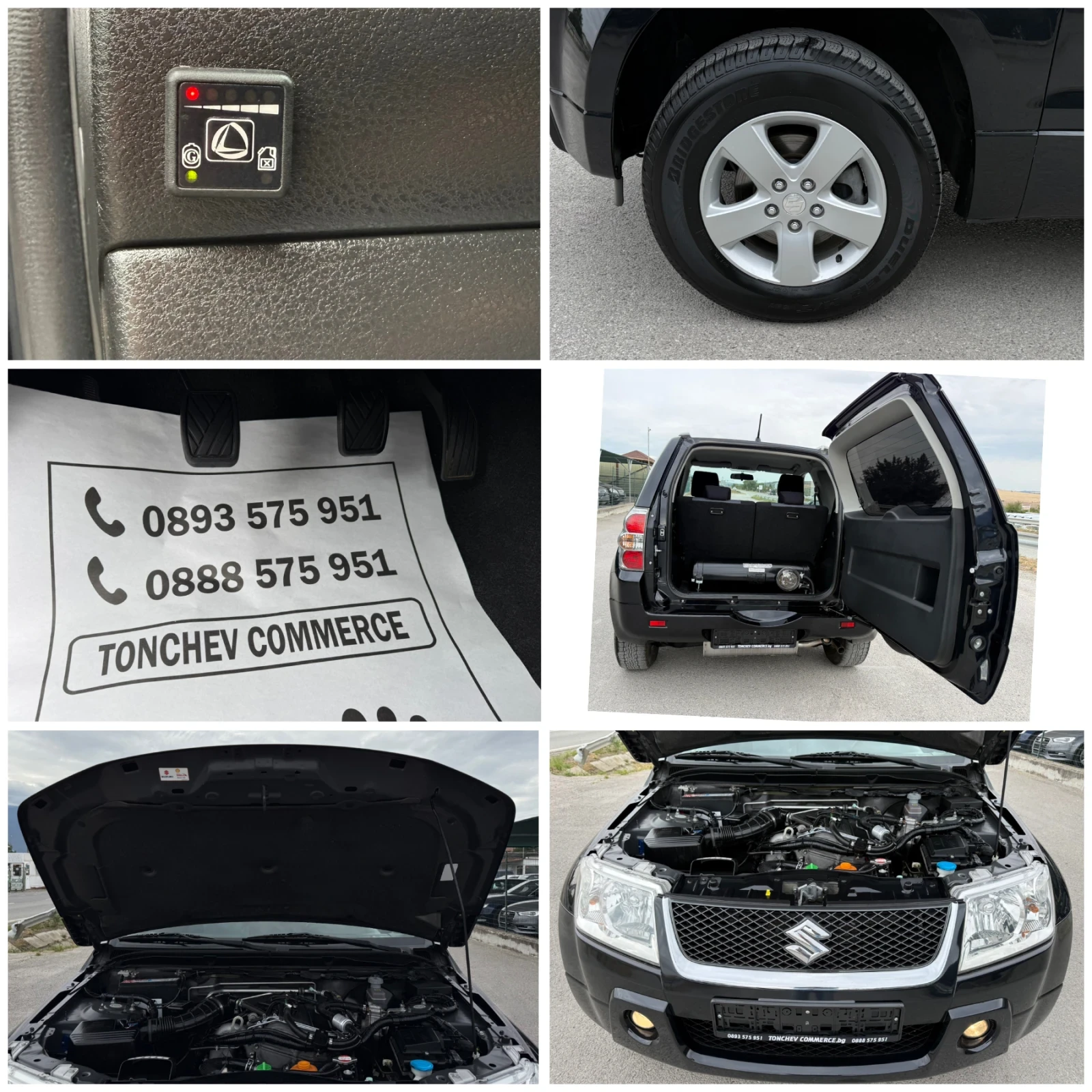 Suzuki Grand vitara 1.6i-4x4-GPL-166.000km-НАПЪЛНО РЕАЛНИ-БЕЗ РЪЖДИ, снимка 17 - Автомобили и джипове - 56233443
