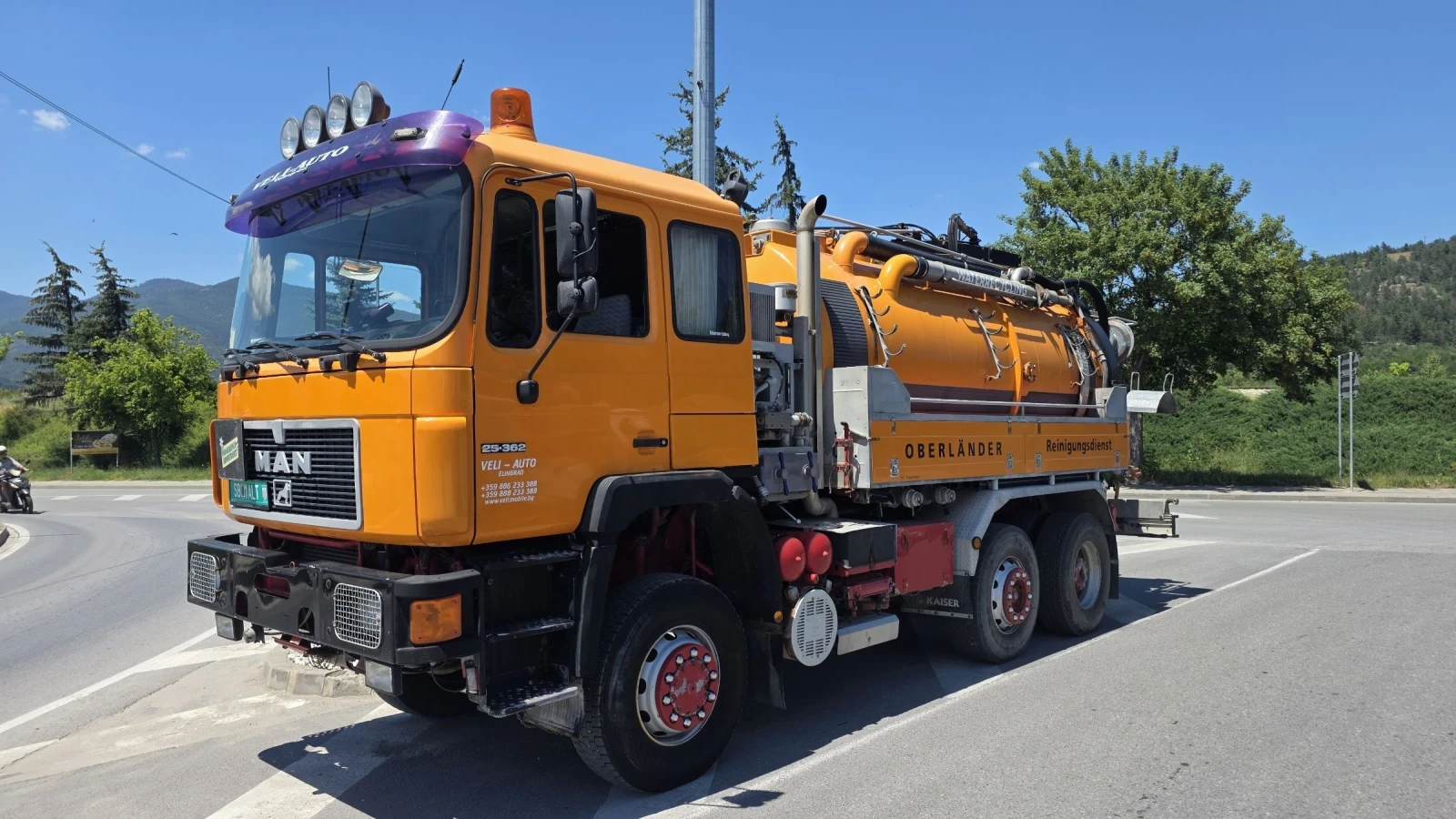 Man 26.362 6X4 3 КАМЕРИ 11 480 ЛТ За отпушване и изсмукване 