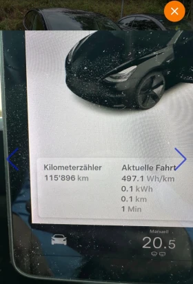 Tesla Model 3 DUAL MOTOR PERFORMANCE  462кс 80kWh батерия , снимка 14