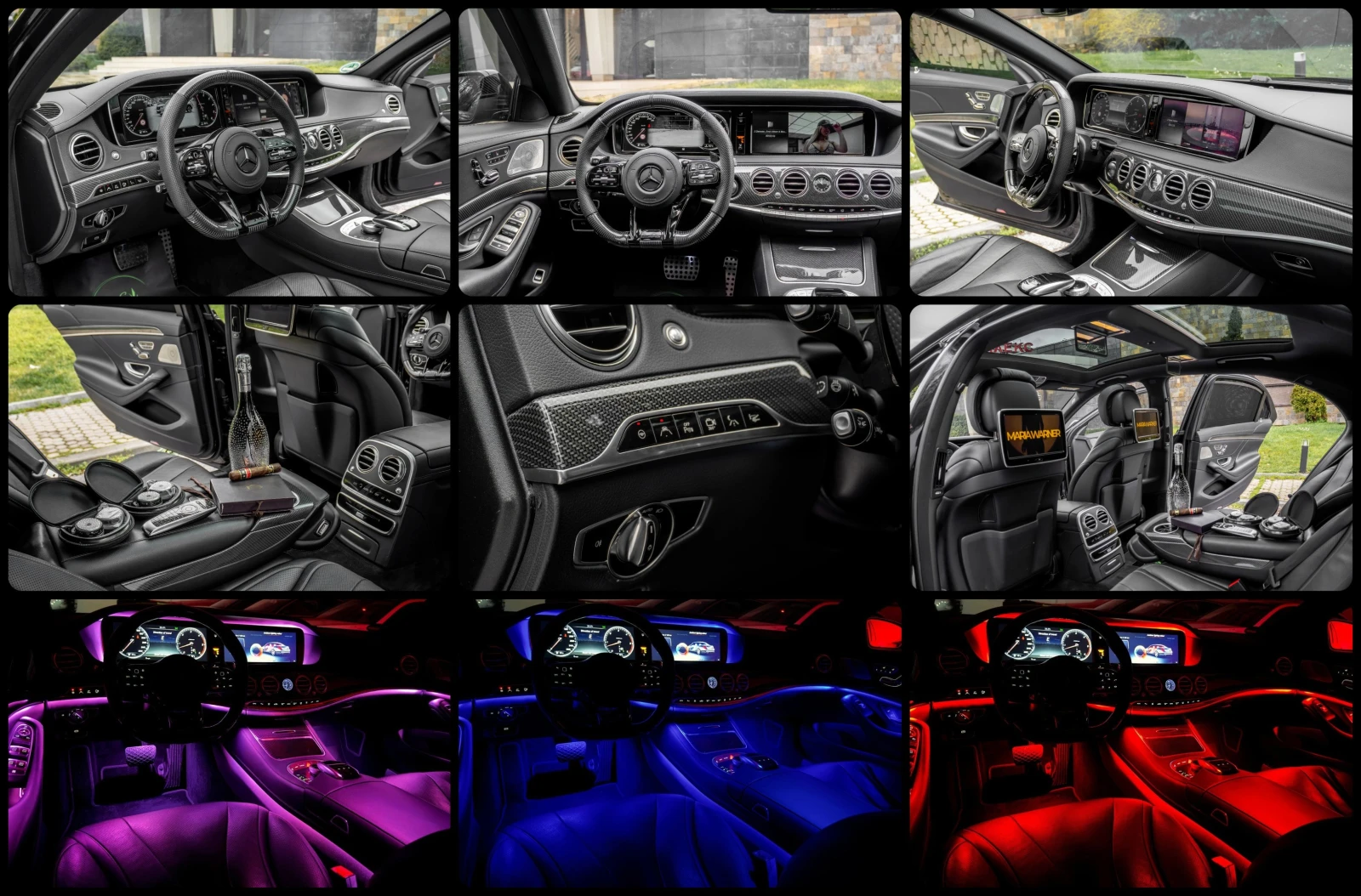 Mercedes-Benz S 350 d* AMG* LONG* BUSINESS CLASS* CHAUFFER* FULL MAX, снимка 15 - Автомобили и джипове - 54047275