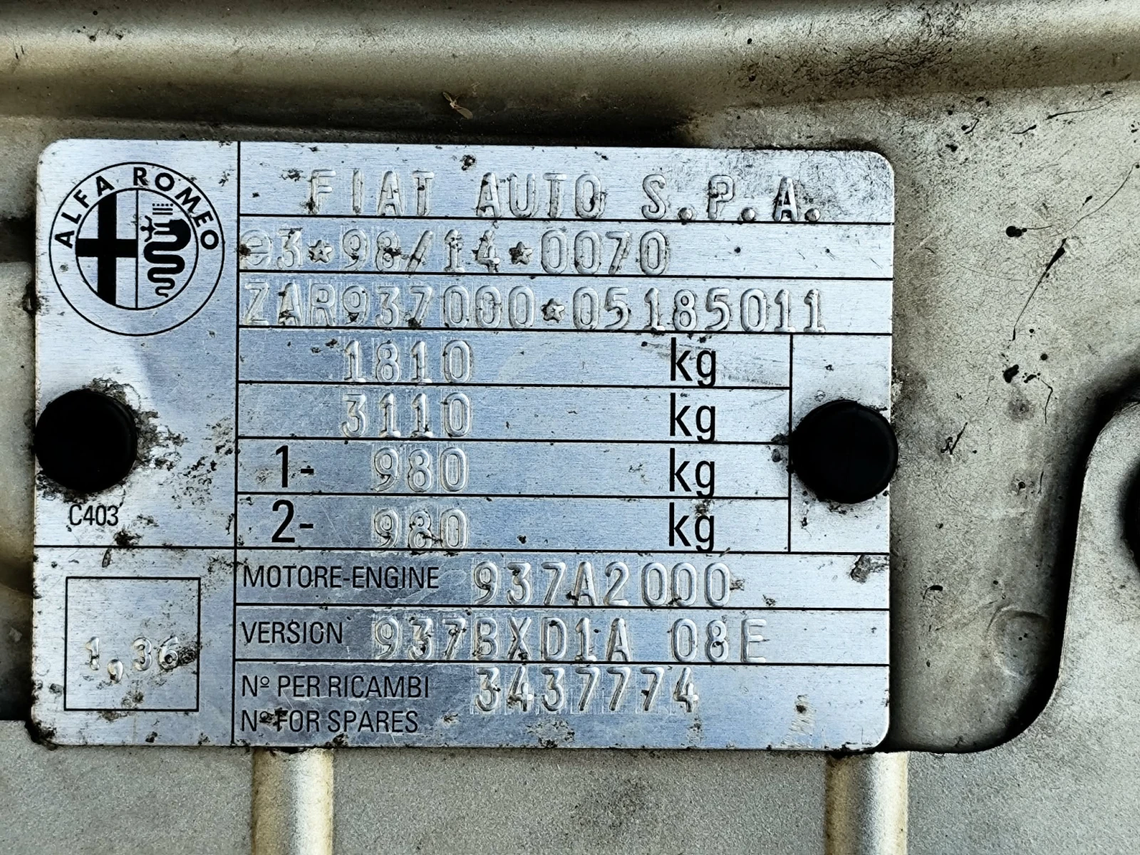 Alfa Romeo 147, снимка 6 - Автомобили и джипове - 54229723