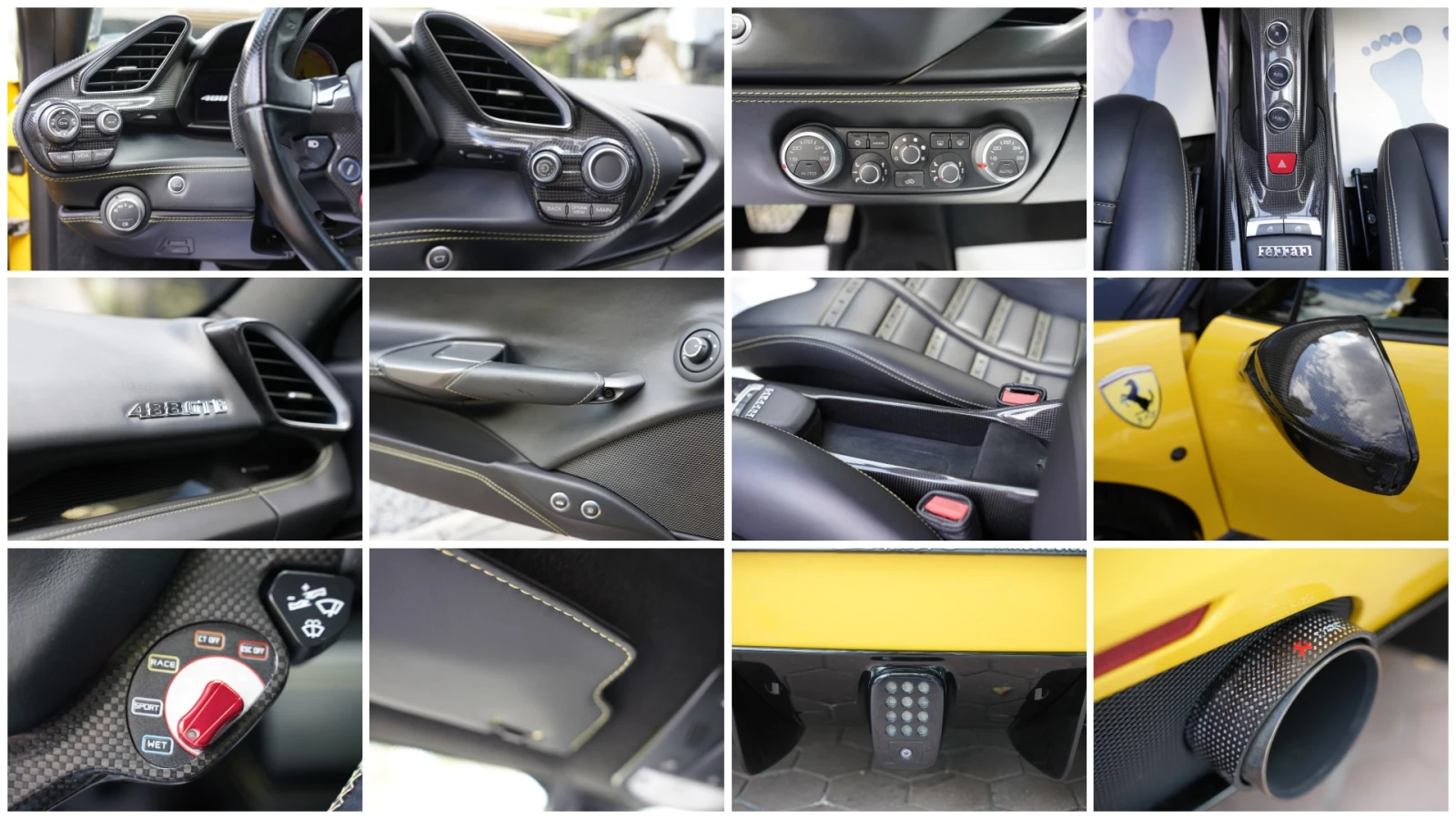Ferrari 488 GTB 3.9 V8 BiTurbo Carbon Package AKRAPOVIC, снимка 12 - Автомобили и джипове - 55277092