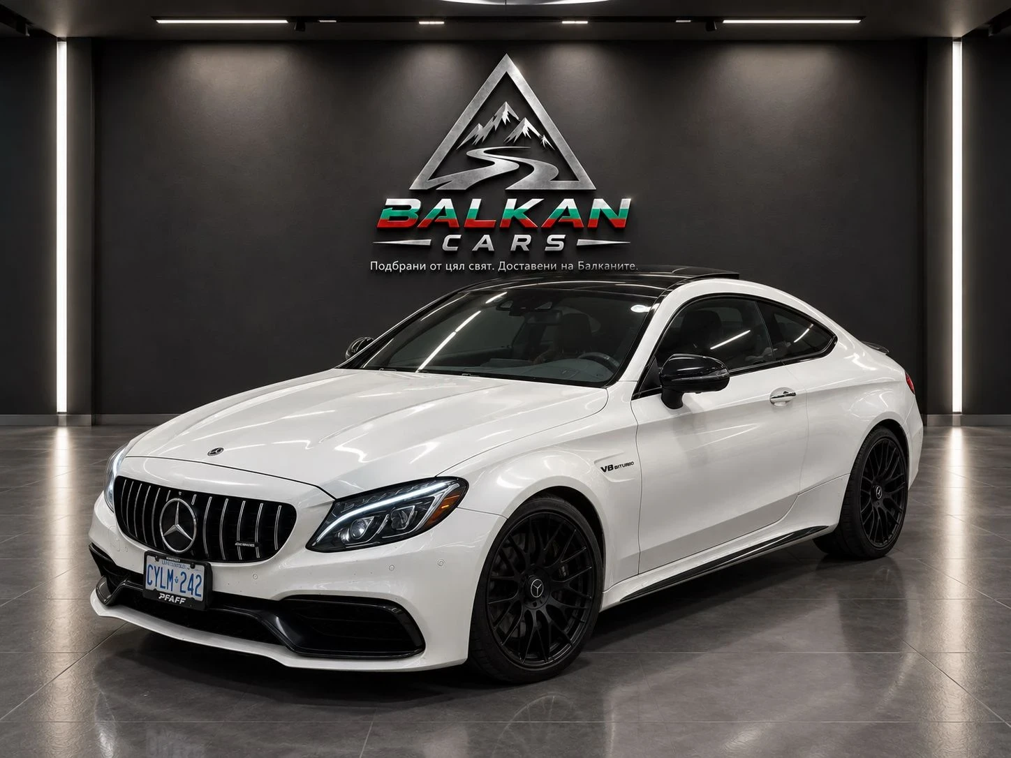 Mercedes-Benz C 63 AMG 360* Pano* Brum* Distronic* HUD* Подгрев* 