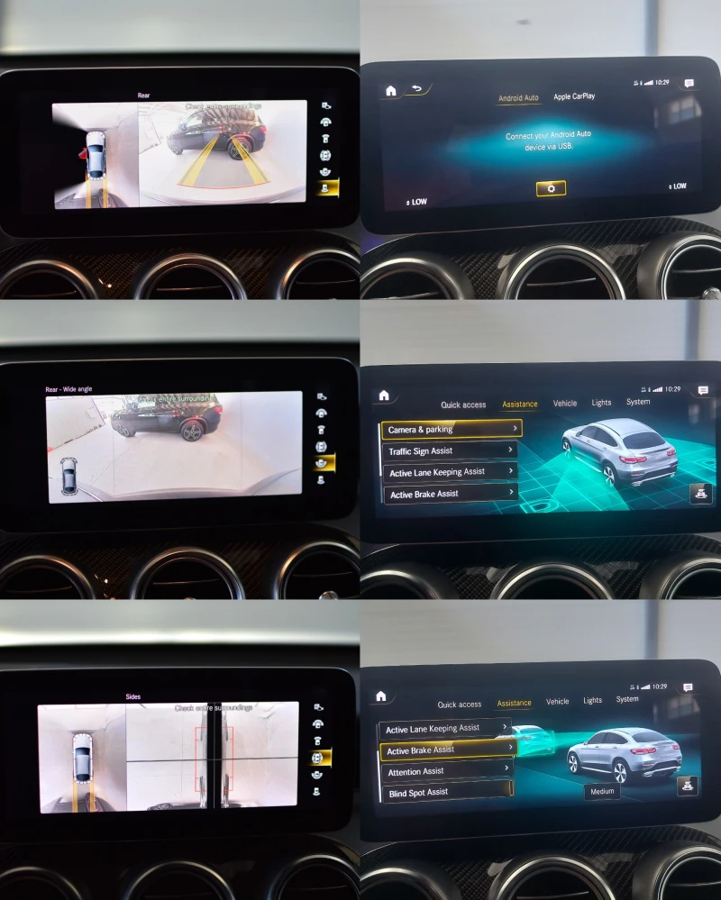 Mercedes-Benz GLC COUPE/300d/AMG/4matic/Burmester/360Camera, снимка 12 - Автомобили и джипове - 50915934