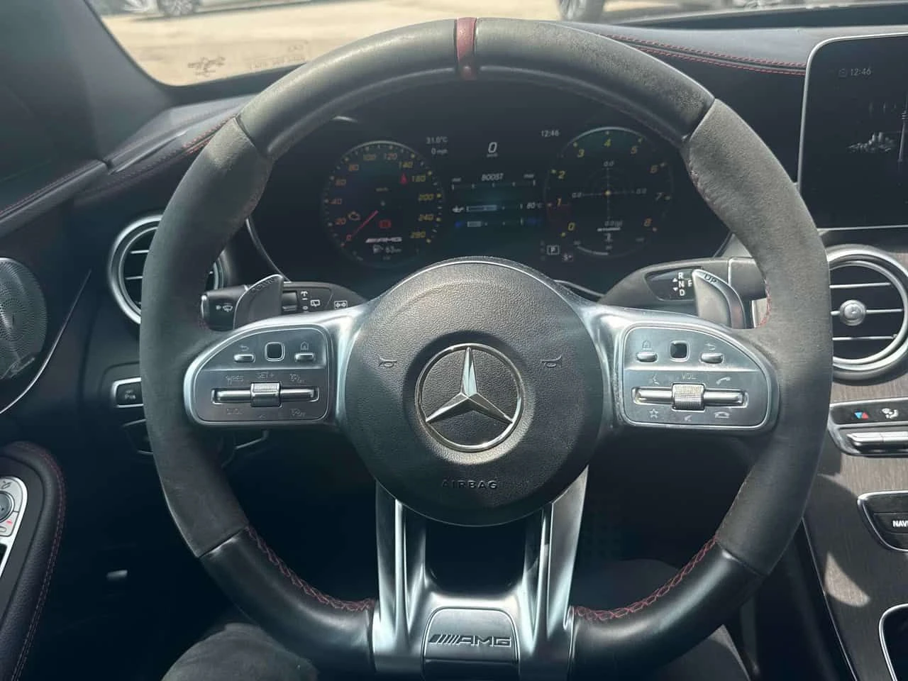Mercedes-Benz C 43 AMG | DISTRONIC | 360 | BURMESTER | CARFAX | ПАНОРАМА , снимка 17 - Автомобили и джипове - 54783200