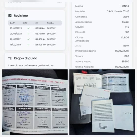 Honda Cr-v 2.2D, 140к.с., Топ състояние, 190000км.! - 5300 € / 10365.90 лв. - 87169676 17