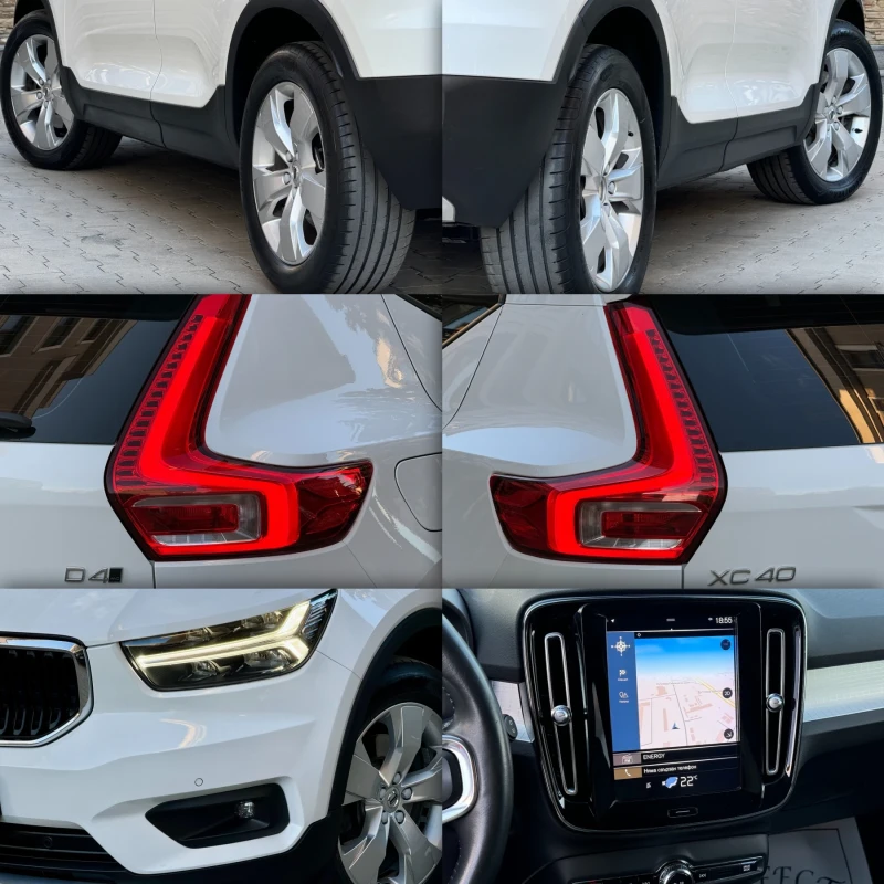 Volvo XC40 2.0D-190KC-AWD-4X4-КОЖА-НАВИ-КАМЕРА-КАТО НОВА, снимка 17 - Автомобили и джипове - 47539124