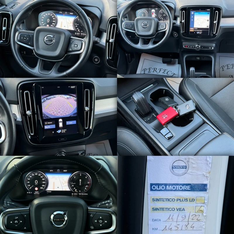 Volvo XC40 2.0D-190KC-AWD-4X4-КОЖА-НАВИ-КАМЕРА-КАТО НОВА, снимка 16 - Автомобили и джипове - 47539124