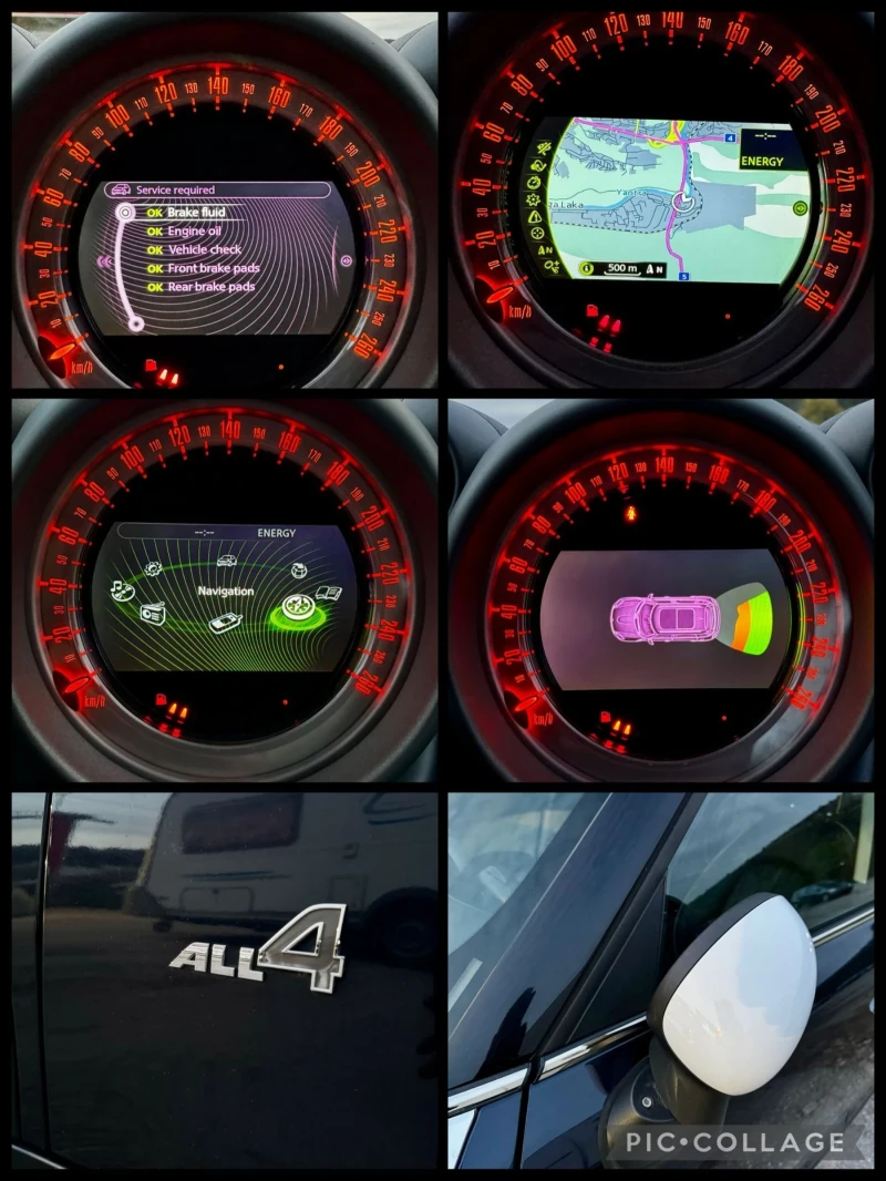 Mini Countryman S, 2.0D, 143к.с., АВТОМАТ, 4Х4, НАВИГАЦИЯ, FULL , снимка 13 - Автомобили и джипове - 52070202