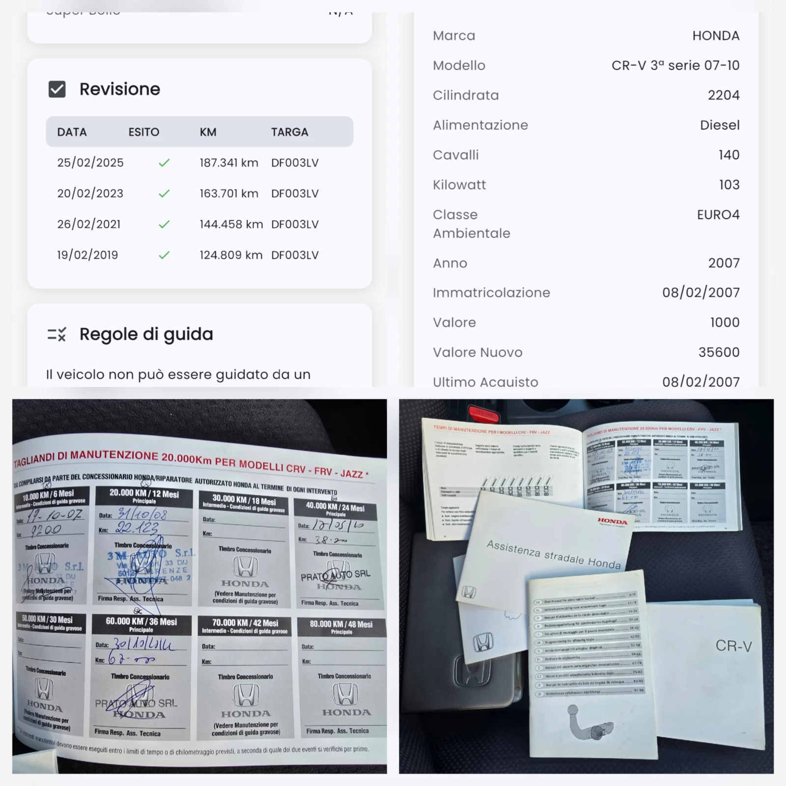 Honda Cr-v 2.2D, 140к.с., Топ състояние, 190000км.!, снимка 17 - Автомобили и джипове - 53769479