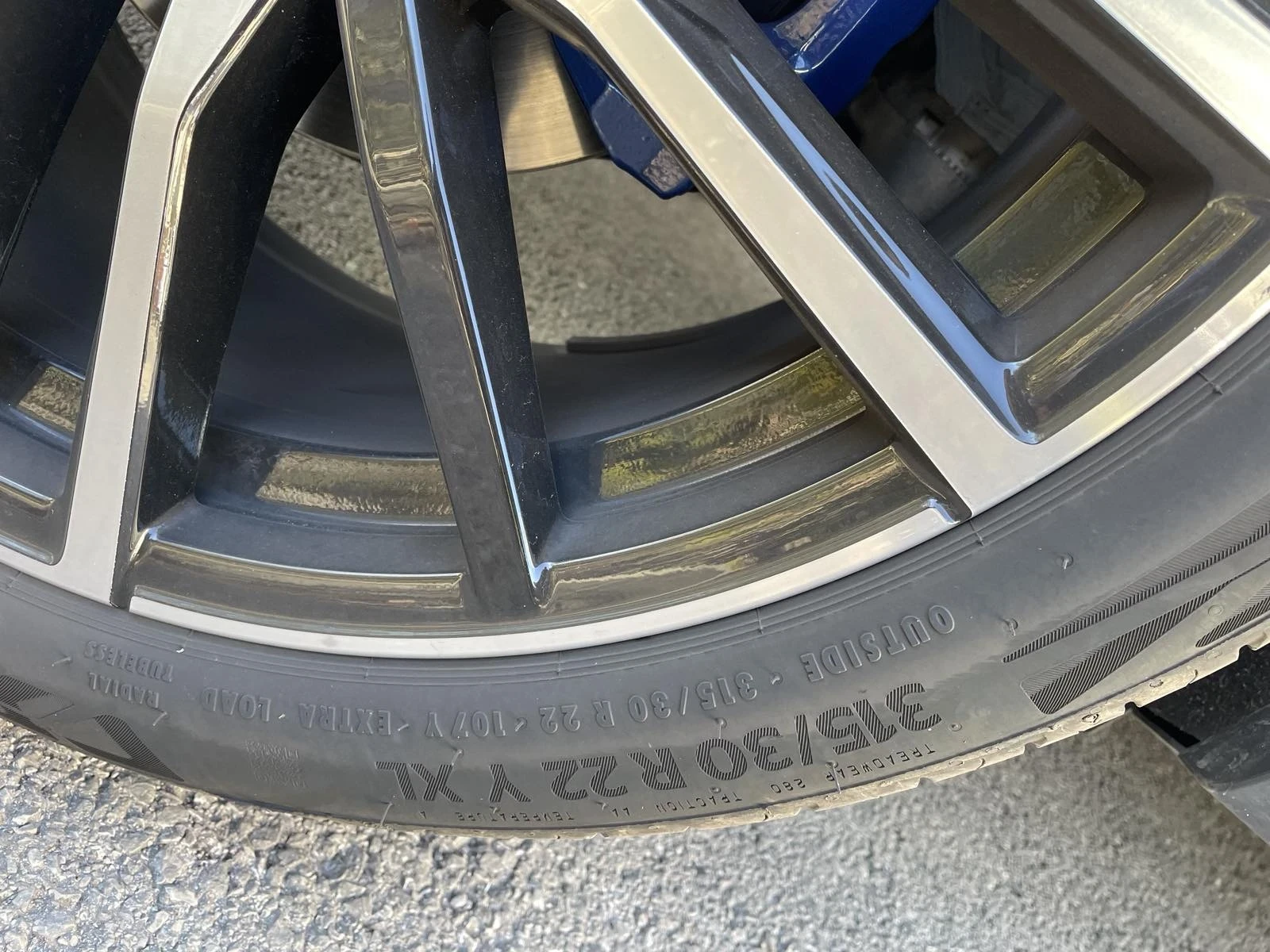 Гуми с джанти Continental 315/30R22, снимка 5 - Гуми и джанти - 54628142