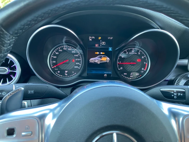 Mercedes-Benz C 63 AMG FACELIFT, снимка 9 - Автомобили и джипове - 53002492