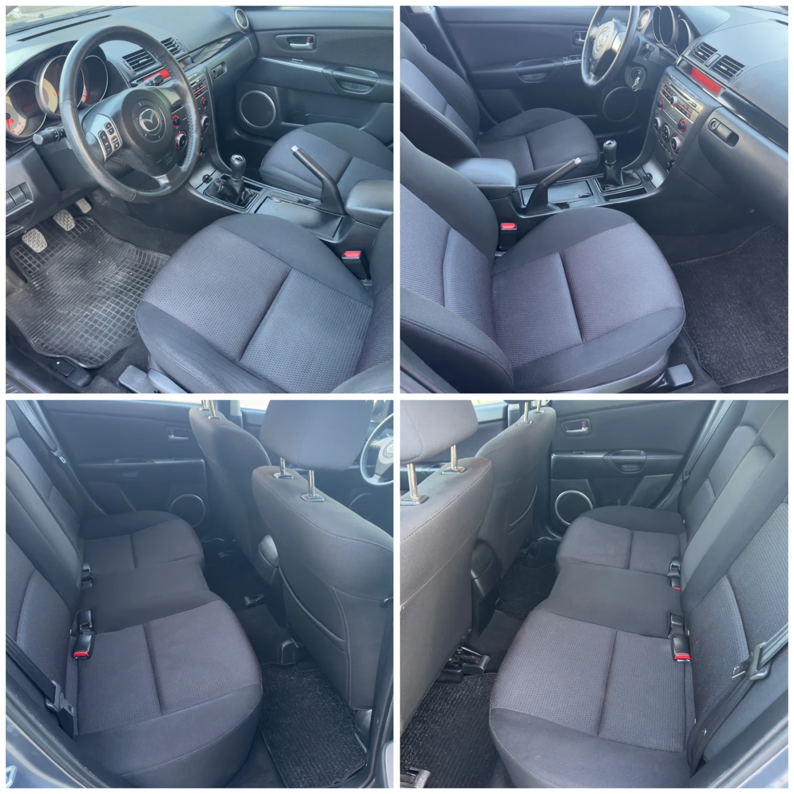 Mazda 3 1.4i* 153000км* 2 комплекта гуми* Климатик, снимка 9 - Автомобили и джипове - 54758764