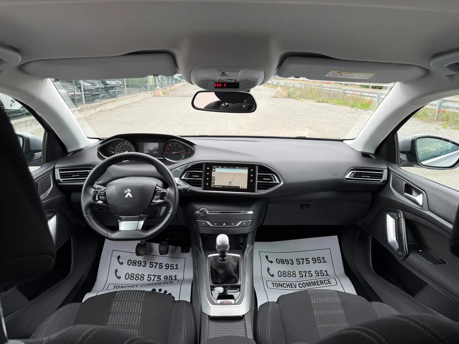 Peugeot 308 1.6-BLUEHDI-152.000km-НАПЪЛНО РЕАЛНИ-FULL LED-TOP, снимка 13 - Автомобили и джипове - 54954759