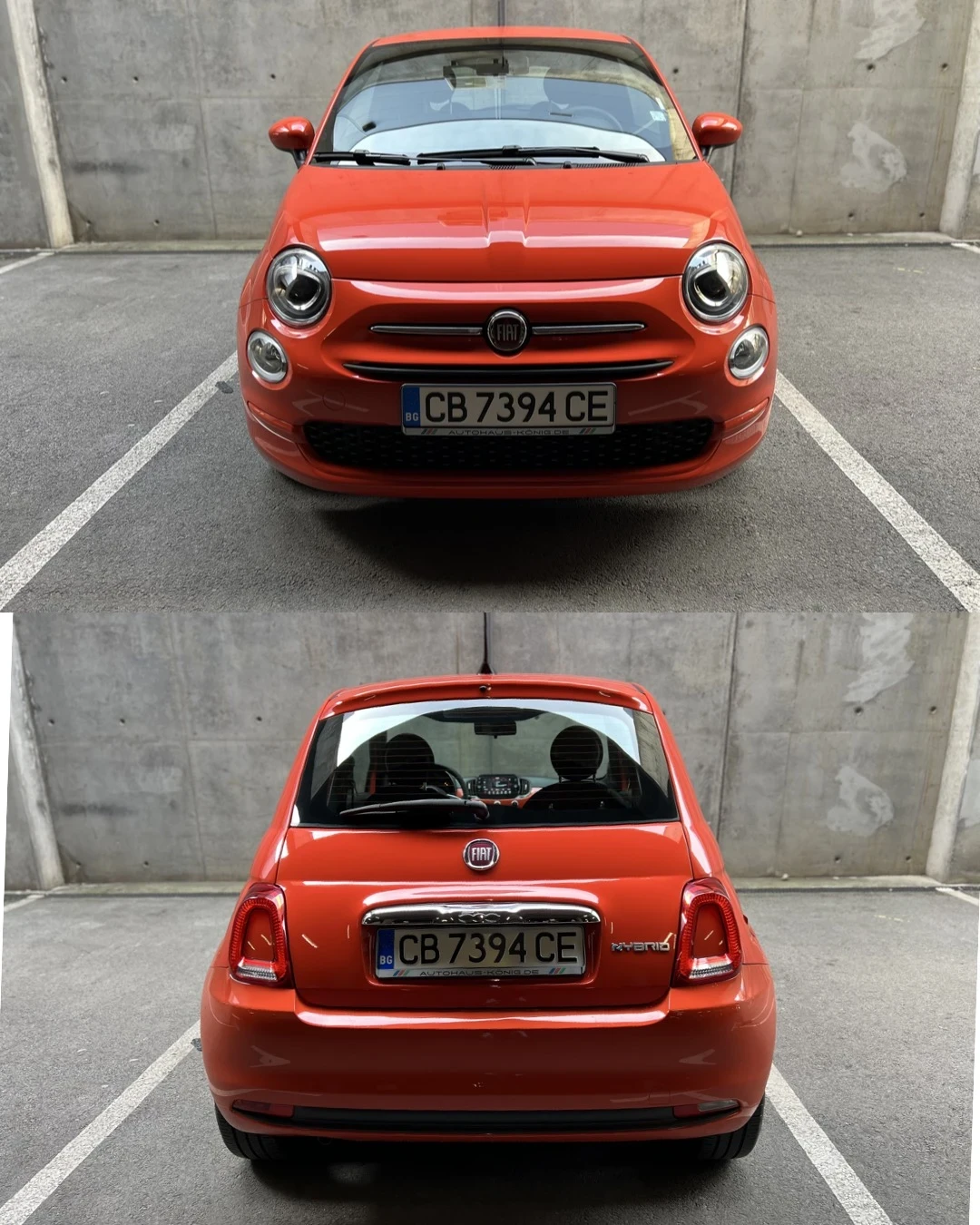 Fiat 500 1.0/Mild Hybrid/Club, снимка 5 - Автомобили и джипове - 55842412