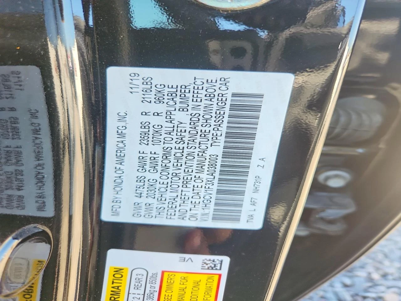 Honda Accord 1.5l Sport, снимка 13 - Автомобили и джипове - 55982543