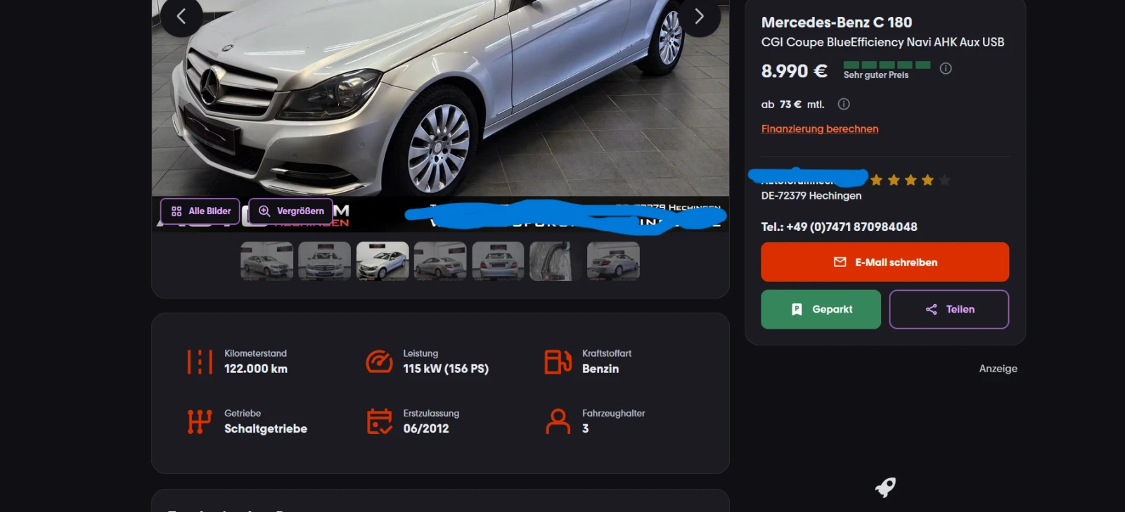 Mercedes-Benz C 180 Coupé | Mobile.bg � ����������� 17