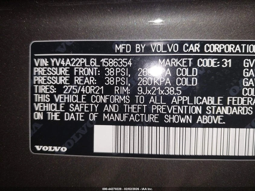 Volvo Xc90 2l T6 Inscription 7 Passenger, снимка 9 - Автомобили и джипове - 54141664