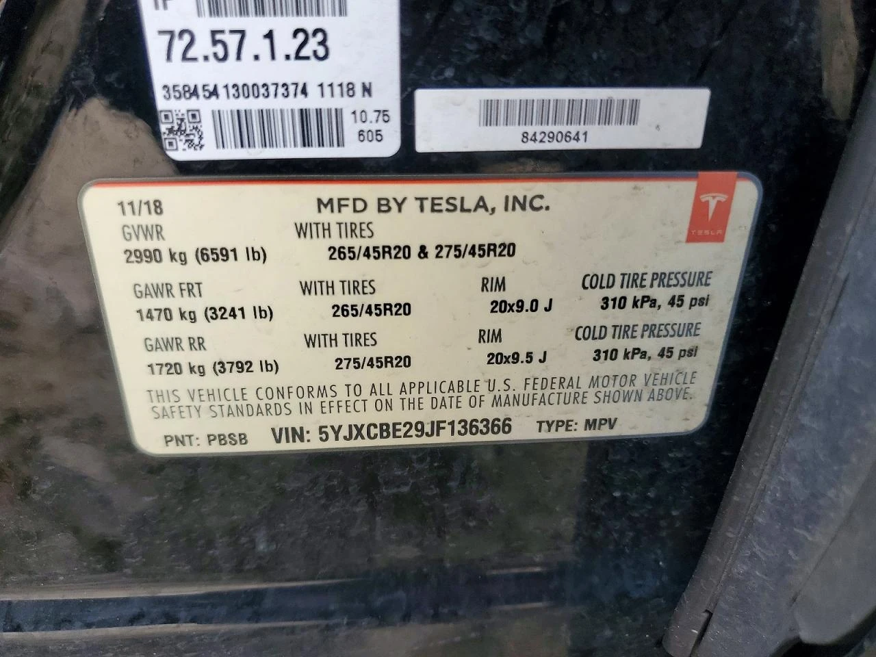 Tesla Model X 75D AWD, снимка 14 - Автомобили и джипове - 55104493