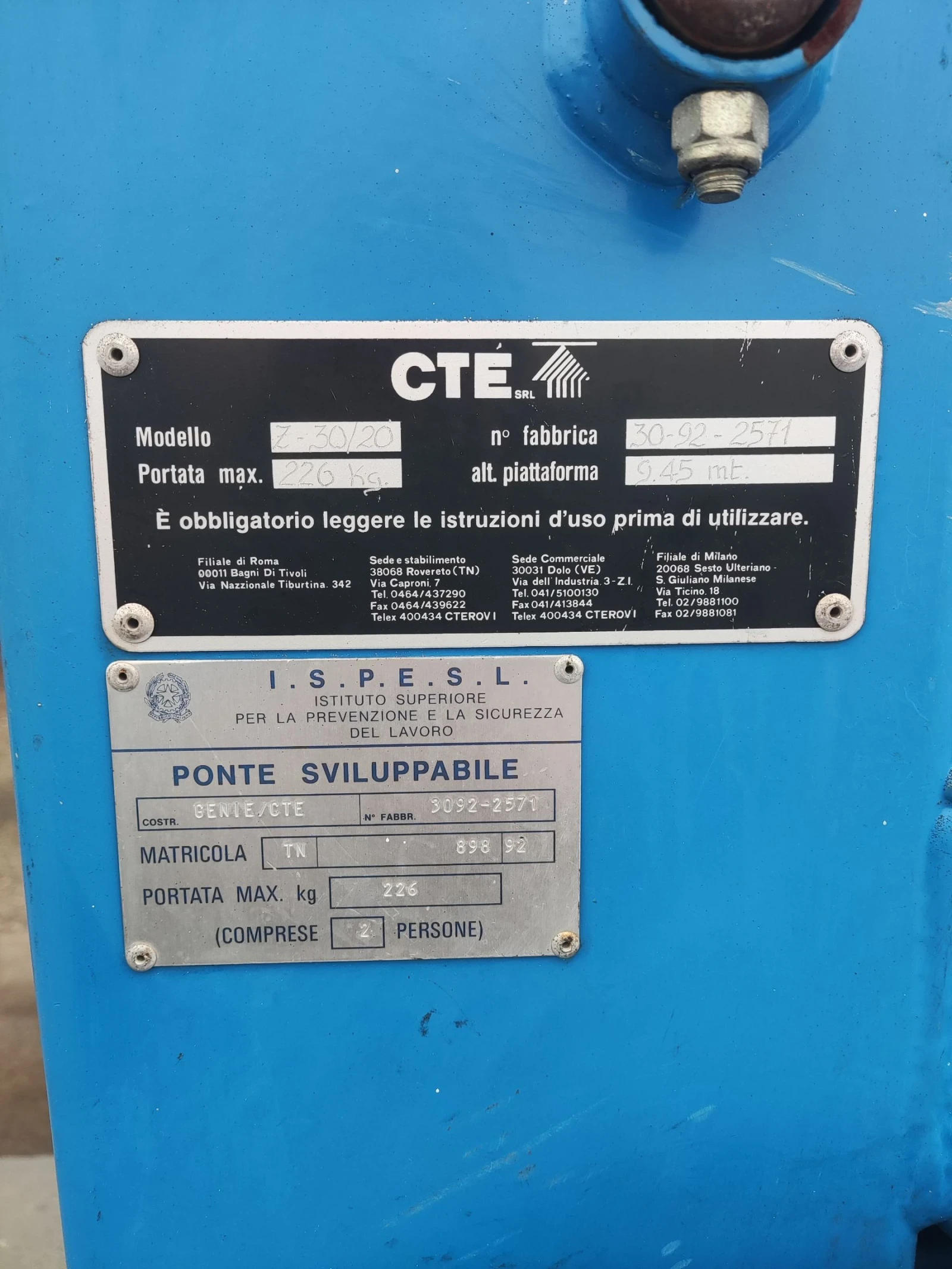 Автовишка Друга марка Genie/CTE 3020 - изображение 10