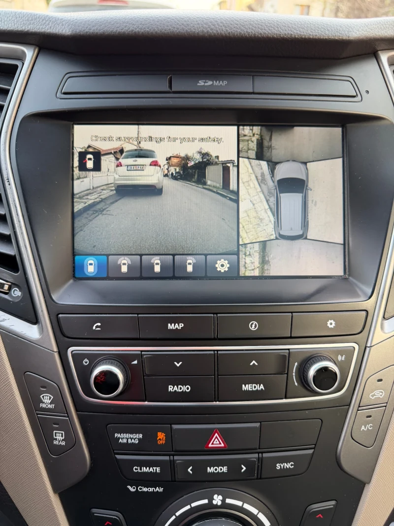 Hyundai Santa fe Face Lift 2, 2 CRDI 4WD VERTEX, снимка 10 - Автомобили и джипове - 52727842