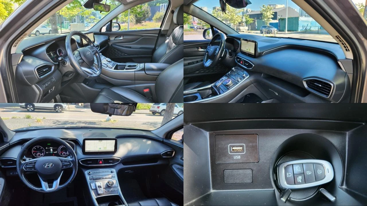 Hyundai Santa fe 2.2d AWD* Обдух* Подгреви* Пано , снимка 11 - Автомобили и джипове - 54691473