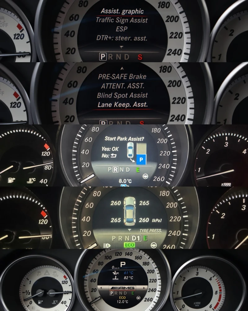 Mercedes-Benz E 350 CDI AMG Coupe Full dist.Plus обдухване панорама, снимка 15 - Автомобили и джипове - 53297669