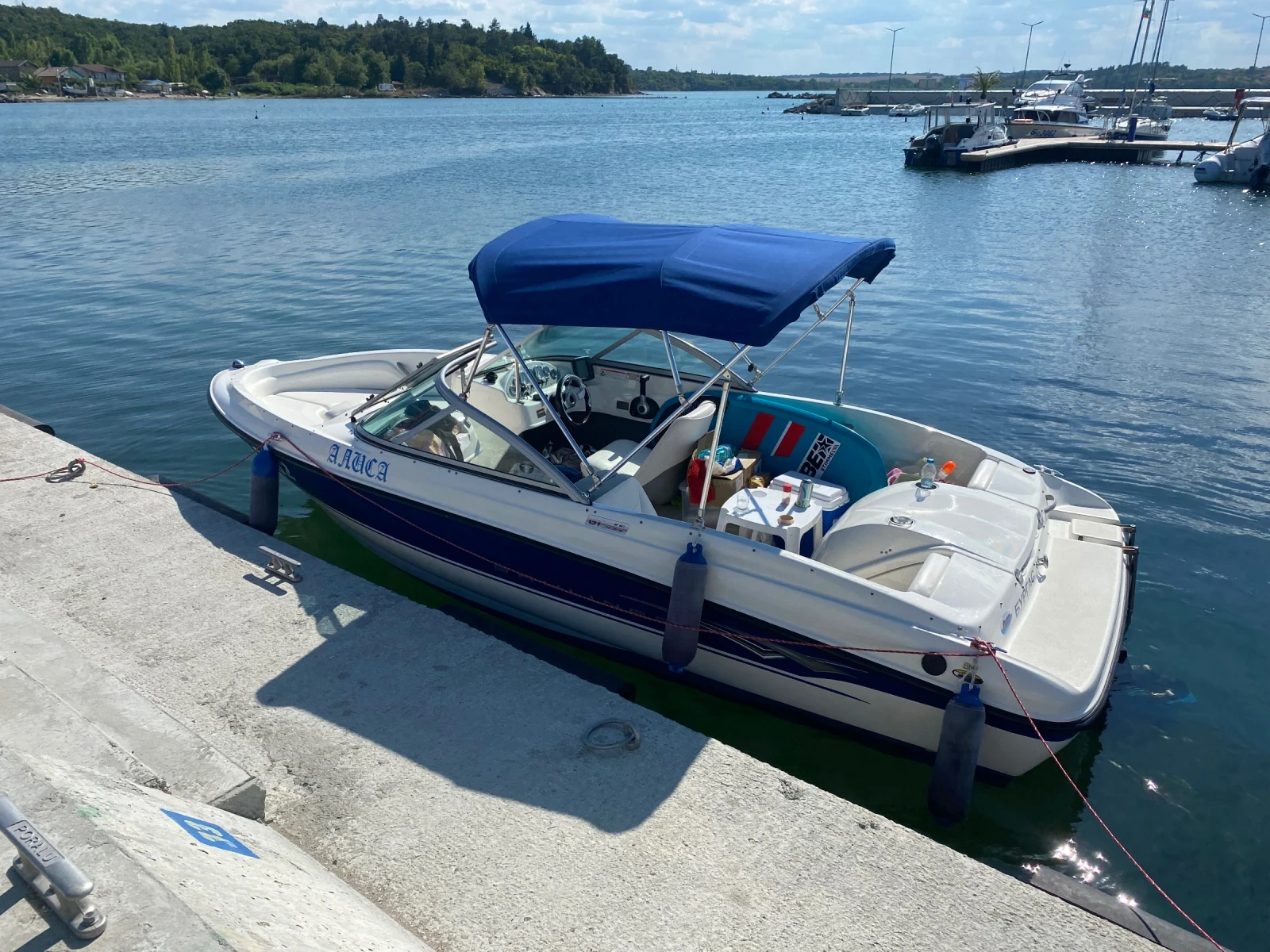 Моторна яхта Bayliner 175, снимка 4 - Воден транспорт - 54335870