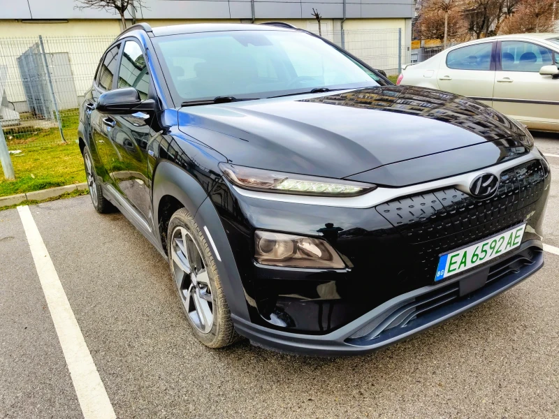 Hyundai Kona 64KWh/Blue link/3 ФАЗНА/SOH100%/Термопомпа/HEADUP, снимка 2 - Автомобили и джипове - 53532366