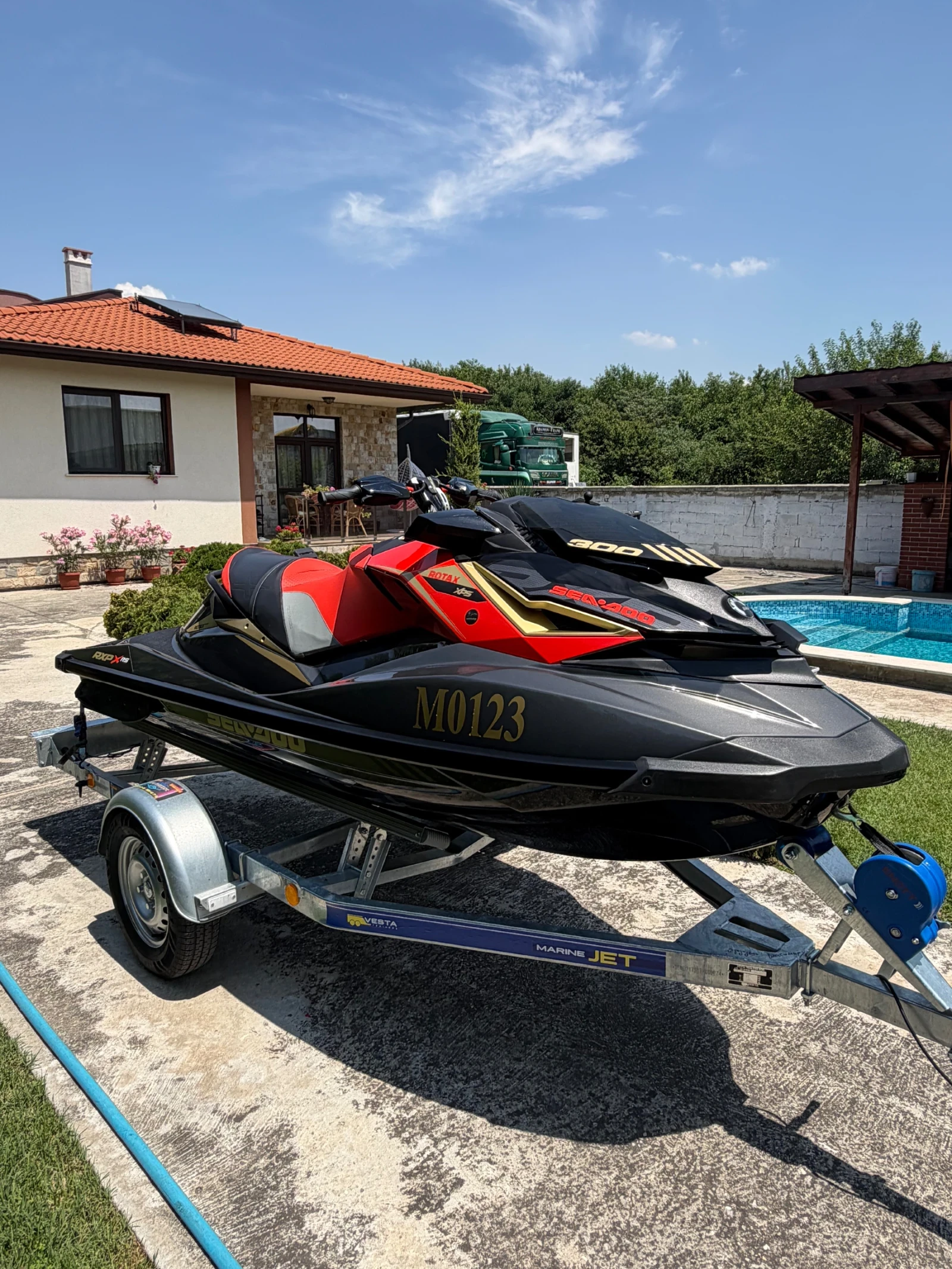 Джет Bombardier Sea Doo RXP-X300 RS * КАТО НОВ* , снимка 5 - Воден транспорт - 55119118