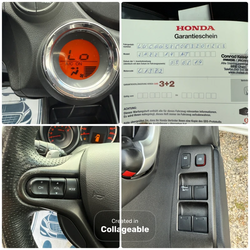 Honda Jazz 1.4i Швейцария , снимка 16 - Автомобили и джипове - 51919205