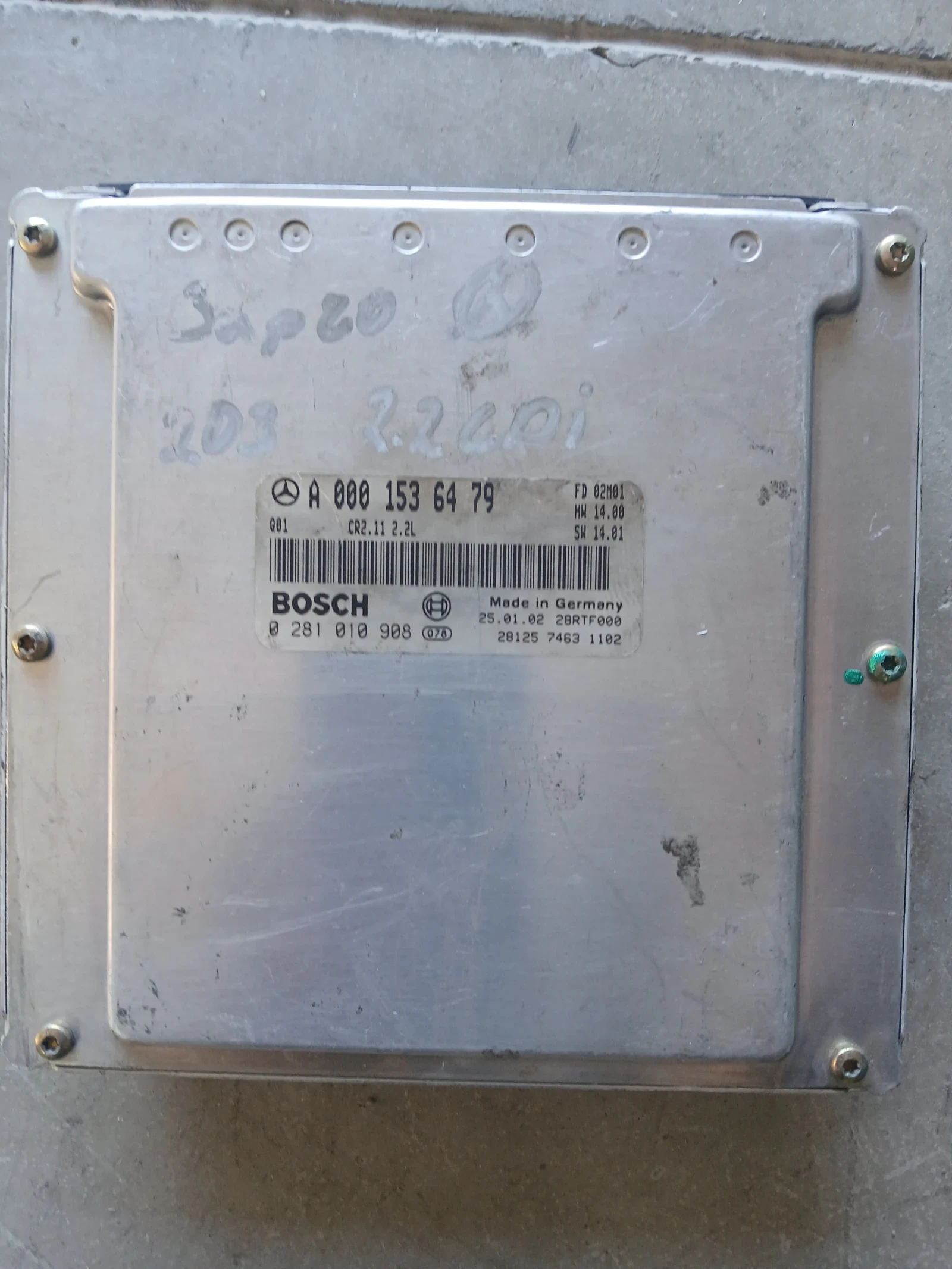 А000 153 64 79 Компютър Mercedes W203