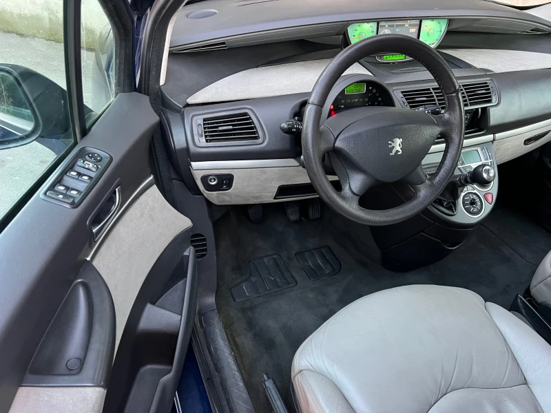 Peugeot 807 2.0HDI NAVI/6+ 1/PODGREV/KOJA/KLIMATRONIK/UNIKAT, снимка 9 - Автомобили и джипове - 49369702