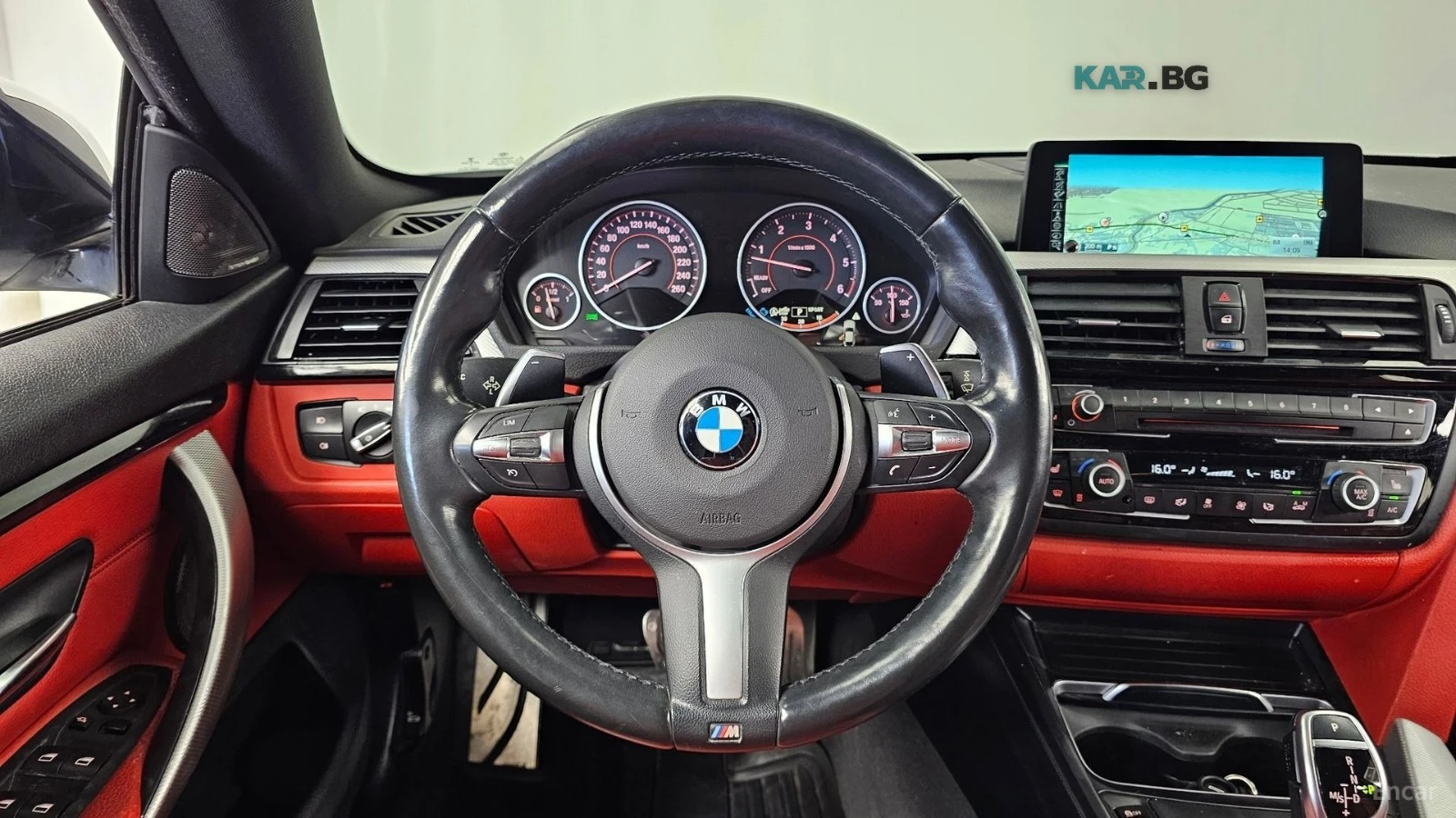 BMW 435 XDRIVE* MSPORT* КОЖА* ПАНО* HEAD UP, снимка 13 - Автомобили и джипове - 56262134