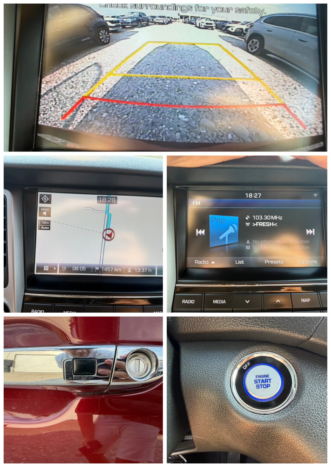 Hyundai Tucson 1.7CRDI | АВТОМАТ| ПОДГР| КАМЕРА| КЕЙЛЕС, снимка 10 - Автомобили и джипове - 55801180