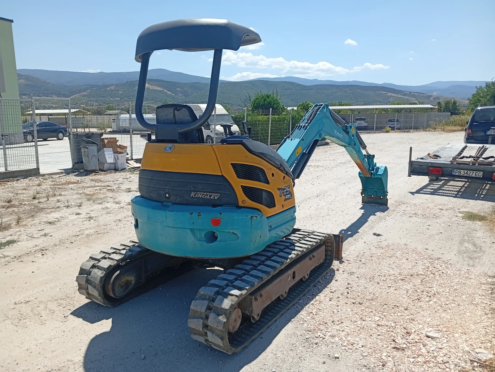Багер Kubota U 25, снимка 7 - Индустриална техника - 55532272