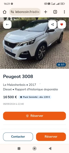 Peugeot 3008  GT* DISTRONIC* LED* FULL* PANORAMA* MASSAGE  | Mobile.bg    12