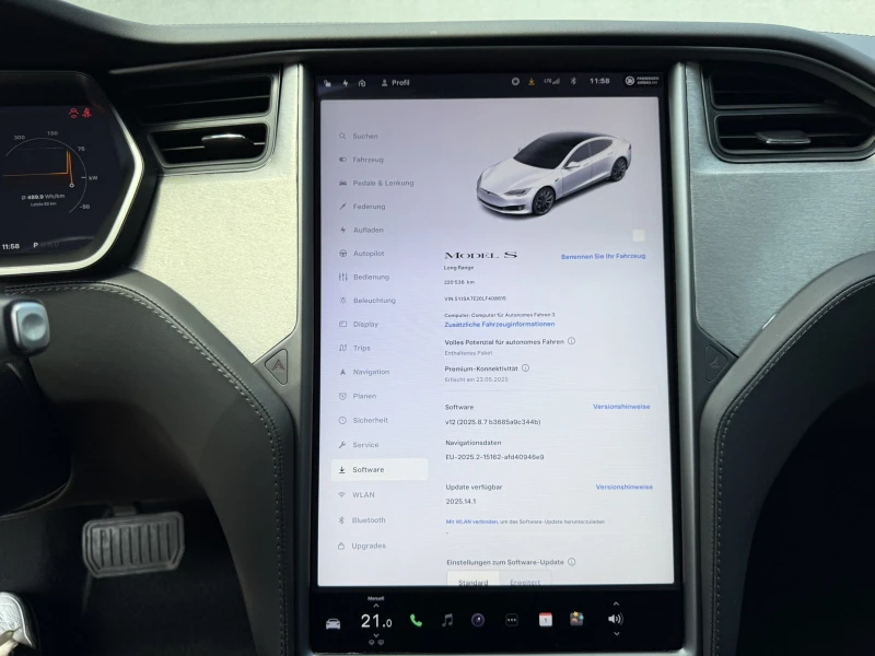 Tesla Model S LONG RANGE  RAVEN, снимка 15 - Автомобили и джипове - 50109281