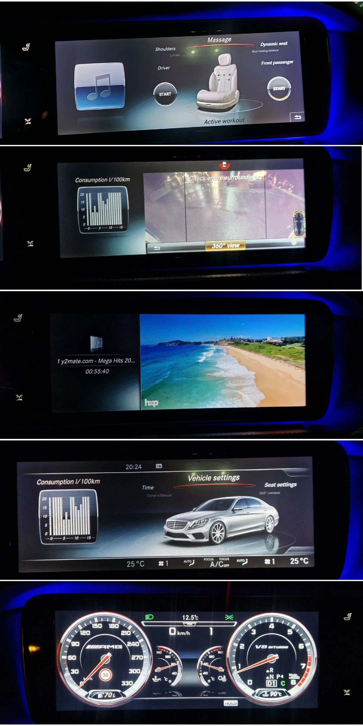 Mercedes-Benz S 350 350д / AMG 63 / Фулл / Лизинг / Бартер , снимка 16 - Автомобили и джипове - 54013524