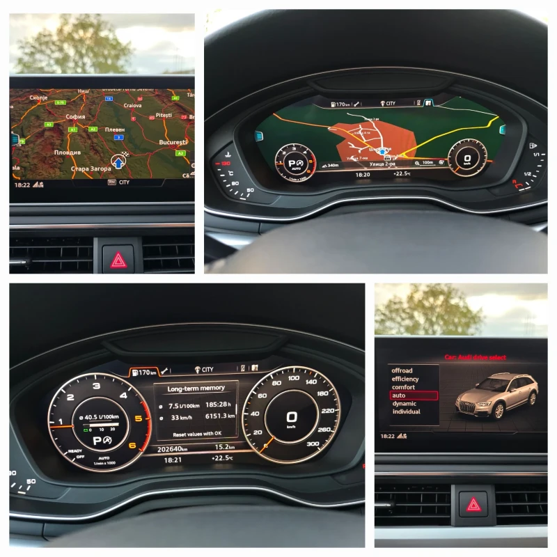 Audi A4 Allroad 2.0 TDI 163 К.С. S-TRONIC / LED / VIRTUAL COCKPIT , снимка 14 - Автомобили и джипове - 47552939