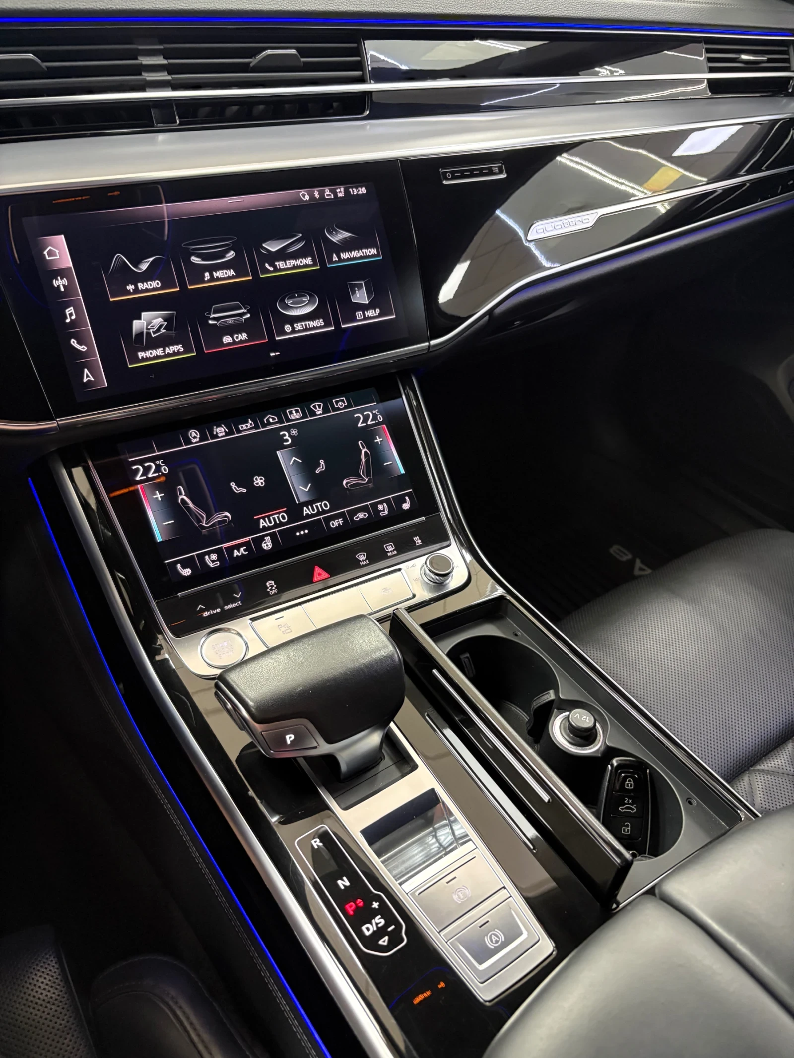 Audi A8 5.0TDI FULL| SHADOW LINE, снимка 16 - Автомобили и джипове - 54738922